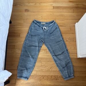 Gray Jogger Sweatpants with Drawstring